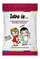 Мармелад LOVE IS (холодок-малина) 20г 1/20 Мин.заказ=20