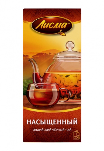 Чай ЛИСМА НАСЫЩЕННЫЙ пак. 2*25 1/18, Май Мин.заказ=2