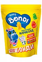 Мармелад жевательный HIPPO BOND с игрушкой 100г 1/16, Яшкино РРМ686 Мин.заказ=5