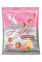 Сух. КИРИЕШКИ LIGHT 33г вкус Ветчина/Сыр 1/50, Сиб.берег  Мин.заказ=10