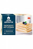 Торт ТВОРОЖНО-ЙОГУРТОВЫЙ 350г 1/6, Черемушки