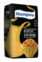 МИСТРАЛЬ булгур для плова 500г 1/12, Мистраль