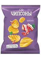 Чипсы ЧИПСОНЫ вкус Бекон 40г 1/28, Яшкино БЧ117 Мин.заказ=5