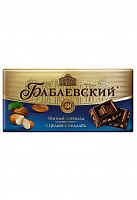 Шоколад БАБАЕВСКИЙ 90-100г горький с цел.миндалем 1/15, Бабаево Мин.заказ=3