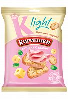 Сух. КИРИЕШКИ LIGHT 80г вкус Ветчина/Сыр 1/22, Сиб.берег  Мин.заказ=10