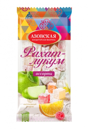 Рахат-лукум ассорти 200г 1/12, Азов Мин.заказ=3