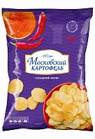 Чипсы МОСКОВСКИЙ КАРТОФЕЛЬ 40г сладкий чили 1/28, Русский Продукт Мин.заказ=5