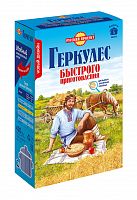 Хлопья овсяные ГЕРКУЛЕС БЫСТРОГО ПРИГОТОВЛЕНИЯ 420г 1/12, Русский продукт Мин.заказ=4