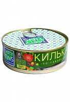 КИЛЬКА по-гавайски обж.в т/с с овощами 240г ж/б ключ 1/24, Tasty Tins Мин.заказ=2