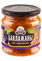 Закуска БАКЛАЖАНЫ ПО-ГРЕЧЕСКИ 460г с/б 1/8, Семилукская трапеза Мин.заказ=4