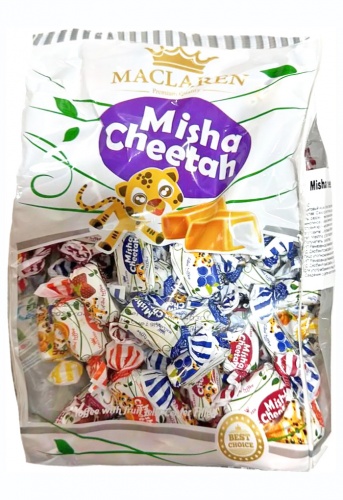 Конфеты жевательные MISHA CHEETAH 1кг*6шт, Макларен Иран