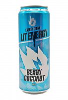 Энергетический напиток LIT ENERGY ягоды-кокос 0,45л ж/б 1/12 Мин.заказ=6