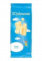 Шоколад ВОЗДУШНЫЙ 80-85г пористый белый 1/20, Мондэлис Русь Мин.заказ=3