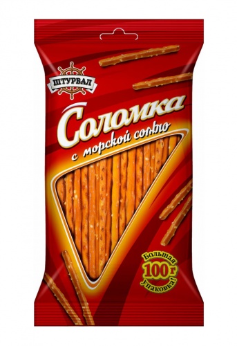 Соломка соленая 100г 1/18, Штурвал Мин.заказ=5