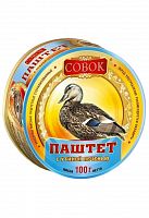 Паштет СОВОК из печени утки 100г ключ 1/12, Совкон Мин.заказ=2