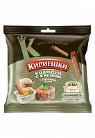 Сух. КИРИЕШКИ 60г+25мл ржан. вкус Холодец/Хрен Горчичный соус 1/30, Сиб.берег Мин.заказ=10