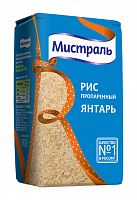 МИСТРАЛЬ рис пропар.(Янтарь) 900г 1/12 Мистраль