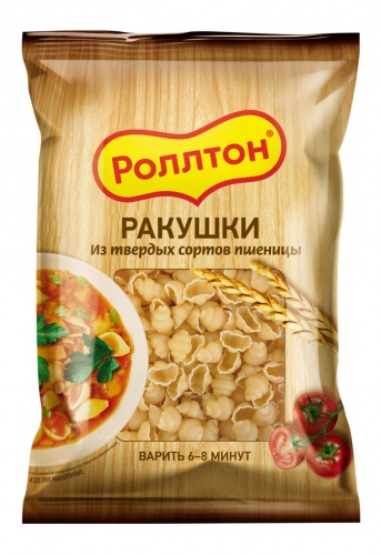 РОЛЛТОН 400г Ракушки гр.А 1/14, Роллтон АКЦИЯ! Мин.заказ=2