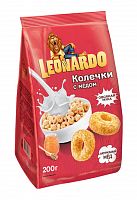 Готовый завтрак ЛЕОНАРДО Колечки с медом 200г 1/8, КВР151 Мин.заказ=2