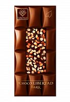 Шоколад LIBERTAD темный с миндалем 80г 1/10, ТД Шоколада Мин.заказ=3