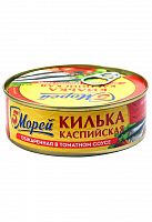 КИЛЬКА Каспийская в т/с 240г ключ 1/24, 5 морей Мин.заказ=2